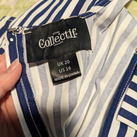 Collectif Sails and Stripes Swing Dress - Picture 8 of 16